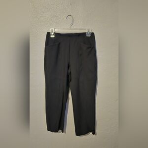 Straight Taper Black Pants